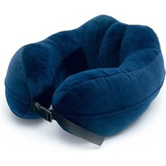 Travel Pillow, U-Shaped Neck Pillow, Support Pillow, PP Cotton Filling, Soft and Comfortable, Aeroplane Neck Support, Suitable for Aeroplane, Car, Office Use, Dark Blue