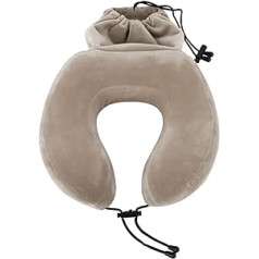 Shienfir Bus Travel Neck Pillow Camping Pillow Safe šeit ir produkta nosaukums U veidam, kas aprakstīts ar rāvējslēdzēju Ergonomisks dizains gaismas izturīgs elpojošs kamielis