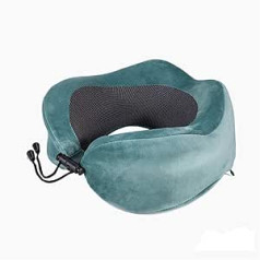 AleXanDer1 Travel Pillow U-Shaped Travel Pillow, A Comfortable Pillow for Airplane Travel Accessories, Bed Lining, Sleeping and Household Use (Color : Lake Blue)