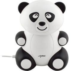 Vaikiškas inhaliatorius PR-812 panda, nebuliatoriaus, kaukės, filtrų rinkinys