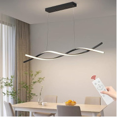 Mikeru Mūsdienīga piekaramā gaisma ēdamgalds Dimmable ar tālvadības pulti Piekaramā lampa ēdamgalds Regulējams augstums Lustra ar atmiņas funkciju ēdamistabai Dzīvojamā istaba Biroja lampa Virtuves lampa