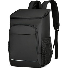 30L Cooler Backpack Picnic Bag Cooler Backpack Leak-Proof Insulated Lunch Bag Cooler Backpack Leak-Proof Insulated Lunch Bag for Outdoor Camping, Hiking, Picnics, Beach (Black)