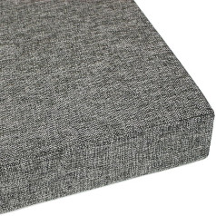 2 3 Seater Bench Seat Pad,Bench Cushion with 35D High Density Foam for Garden Patio Indoor Outdoor,Dark Grey,120 * 35 * 5cm