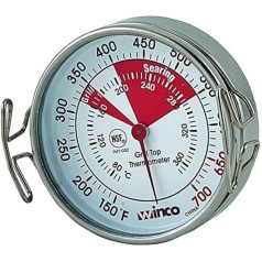 Winco TMT-GS2 Grillflächenthermometer mit Topfclip, 5,1 cm