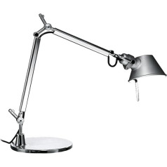 Artemide Tolomeo Micro LED galda lampa ar pamatni Garums 45 Augstums 37 Maksimālais augstums 73 cm Alumīnijs