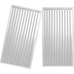 Emitter Plates for Charbroil Commercial Tru-Infrared Grill Replacement Parts Accessories 463644220 463642316 463245518 G362-0008-W1 G362-2100-W1 Stainless Steel EL 17 17 8 Inch Spotlight Grates 2