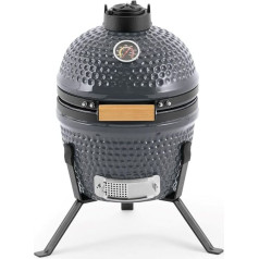 LANDMANN Kamado Mini Holzkohlegrill | Perfekte Hitzespeicherung für intensiven Grillgenuss | Präzise Temperaturkontrolle | Ideal geeignet für die Zubereitung von Pulled Pork oder Spareribs