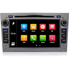 iFreGo 7 collu radio, Autolink ar GPS, DVD, CD, RDS, 2 Din Car Radio Bluetooth priekš Vauxhall Astra, Corsa, Vectra, Zafira, Antara, Meriva, Vivaro, Combo FM radio atbalsta stūres vadību