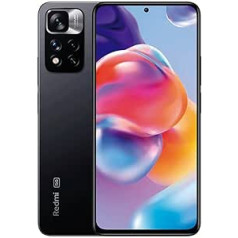 Xiaomi Redmi Note 11 Pro+ 5G viedtālrunis, 120 W, galvenā kamera 108 MP, FHD+ AMOLED displejs no 120 Hz, 4500 mAh, MTK Dimensity 920, 6 + 128 GB, grafīta pelēks, globālā versija, K16U, 6GB+18GB