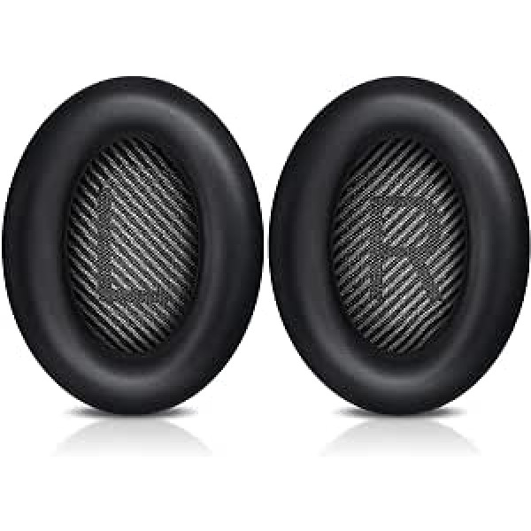 Bingle Kissen Premium Bose QC35 Ohrpolster Ersatzohrpolster — saderīgs ar QuietComfort 35 un 35 ii austiņām (1 paar Schwarz)