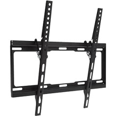 ProperAV Flachwand-TV-Halterung, 81,3 cm, 94 cm, 101,6 cm, 106,7 cm, 109,2 cm, 116,8 cm, 127 cm, 127 cm, 55 Zoll, Neigung, 14 °, VESA maks. 400 x 400, Švarcs