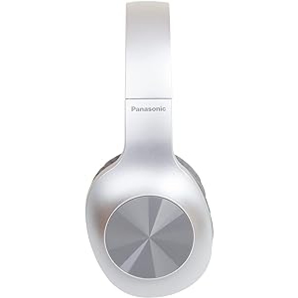 Panasonic RB-HX220BDES bezvadu austiņas uz ausīm — ergonomiski piemērots, papildu bass, 23 stundu atskaņošana, salokāms dizains, sudraba krāsa