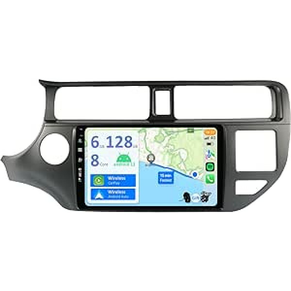 YUNTX [6 GB+128 GB] Android 12 automašīnas radio tālrunim Kia Rio 4 K3 (2011-2015) -2 DIN [Integrēta bezvadu CarPlay/Android Car/DSP/GPS] kamera + MIC-DAB/IPS/Stūres vadība/MirrorLink/WiFi /USB/4G/360