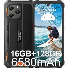 Blackview BV5300 Plus Outdoor Mobile Phone without Contract, 16GB RAM 128GB/1TB Smartphone Outdoor Android 13 6580mAh Mobile Phone Outdoor 6.1 Inch HD 13MP + 5MP 4G Dual SIM