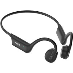 IFECCO Bone Sound austiņas Bluetooth 5.3, Open-Ear bezvadu sporta austiņas ar mikrofonu, Bluetooth bezvadu Bone Sound austiņas, IPX5 ūdensizturīgs un sviedru necaurlaidīgs