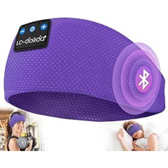 Miego ausinės „Bluetooth“ ausinės su ausinėmis, „Bluetooth“ miego kaukė su ausinių apyranke, sportinės ausinės Muzikai skirta miegojimo galvos juosta sportinėms treniruotėms, bėgiojimui, jogai, kelionėms, žaidimams