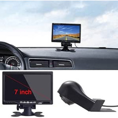 Rückfahrkamera Transporter + 7 Zoll TFT LCD Bildschirm Auto Monitor, Auto Dach Rückfahrkamera Set für Mercedes Benz Viano Vito W639 Van 2003-2014