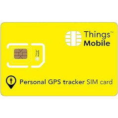 SIM karte PERSONĪLAM GPS TRACKER – Things Mobile – globāls pārklājums, vairāku operatoru tīkls GSM/2G/3G/4G daudzoperatoru tīkls bez aizturēšanas, tarifiem un konkurences. €50 t.sk. kredītkarte + €10 bez maksas