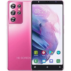 3G Smartphone Daily Offer, 5.0 Inch IPS Display, 4GB ROM, Android Smartphone, Dual SIM Mobile Phones (S21Ultra-Pink)