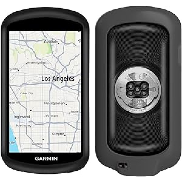 Onetuo aizsargmaciņš, kas saderīgs ar Garmin Edge 1040, mīksts silikona korpuss, apvalks ar piedurknēm triecienizturīgs futrālis, kas paredzēts Garmin Edge 1040 (melns)