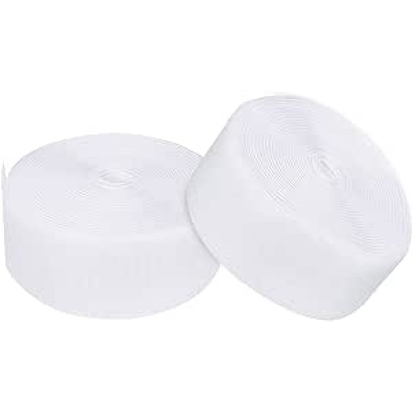 piegādes karte 5m 50mm White Velcro kabeļu saites