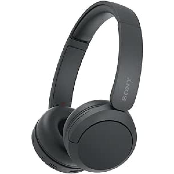 Sony WH-CH520 bezvadu Bluetooth uzliekamais ar mikrofonu zvaniem, melns