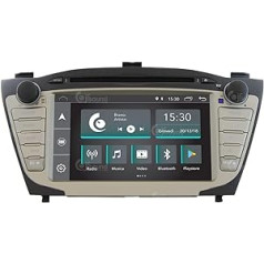 Costum Fit Car Radio priekš Hyundai IX35 Android GPS Bluetooth WiFi Dab USB Full HD skārienekrāna displejs 7 collu Easyconnect