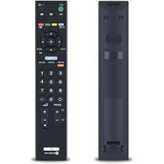 Rezerves tālvadības pults priekš SONY RM-ED009 Savietojams ar Sony Bravia Smart LCD TV KDL-20S3060 KDL-32U3000 KDL-32V4000 KDL-37P3000 KDL-37P3020 KDL-40D3500, nav nepieciešama iestatīšana