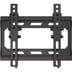 TechniSat TECHNIMOUNT ISI – kompakts Wandhalterung für Flachbild-Fernseher (bis 20 kg Belastung, Bildschirmneigung 0-10 Grad, VESA Maß) schwarz