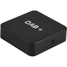 Tangxi DAB automašīnas radio DAB/DAB + kastes digitālais radio DAB uztvērējs DAB uztvērējs ar antenas FM pārraidi USB, darbināms automašīnas radio operētājsistēmai Android 5.1 un jaunākām versijām