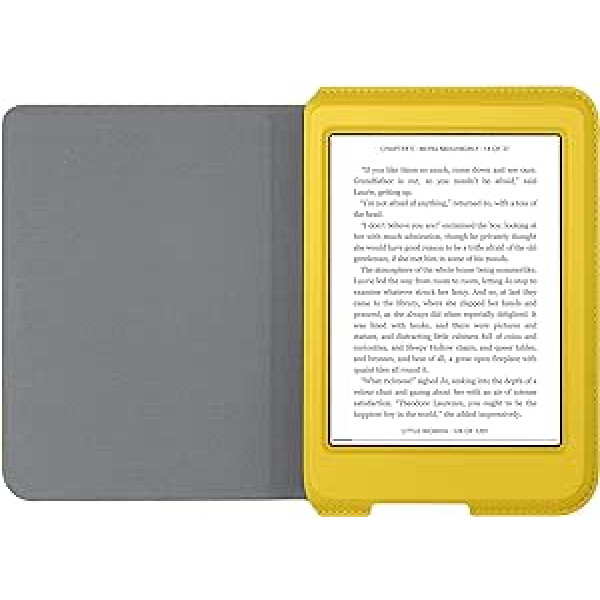 Kobo Nia SleepCover - Lemon | Miega režīms/Pamošanās tehnoloģija | Vispusīga aizsardzība | Mīksta mākslīgā āda | Savietojams ar Kobo Nia eReader