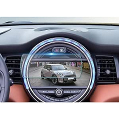 BIBIBO ekrāna aizsargs Mini Cooper F55 F56 F57 / Mini Countryman F60 / Clubman F54 2017-2021, 8,8 collu rūdīta stikla ekrāna aizsargs, 9H rūdīta stikla plēve, Mini Cooper ekrāna aizsargs