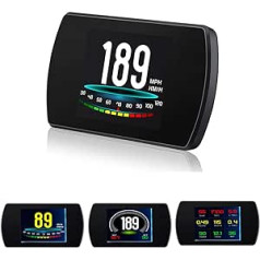 GOFORJUMP P12 5.8 TFT OBD2 Hud Head Up Display Skaitmeninis automobilio greičio projektorius Borto kompiuteris OBD2 spidometro priekinio stiklo projektorius