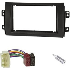 Rāmis radio Double Din Facia Adapter Fiat Sedici/Suzuki SX4