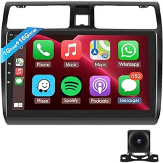 Paredzēts Suzuki Swift 2005-2010 1+16G podofo Android 11 Car Radio Wireless Carplay Android Car 2 DIN Bluetooth ar 10 collu ekrānu ar navigāciju + AHD atpakaļskata kameru HiFi/RDS/FM radio DAB+