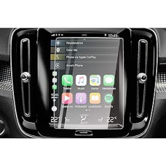 CDEFG Volvo XC40 XC90 XC60 navigācijas stikla ekrāna aizsargs 9H pret skrāpējumiem izturīgs pret pirkstu nospiedumiem automašīnas GPS caurspīdīgs ekrāna aizsargs