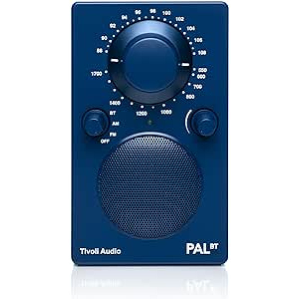 Tivoli Audio PAL BT pārnēsājams Bluetooth FM/AM radio (zils)