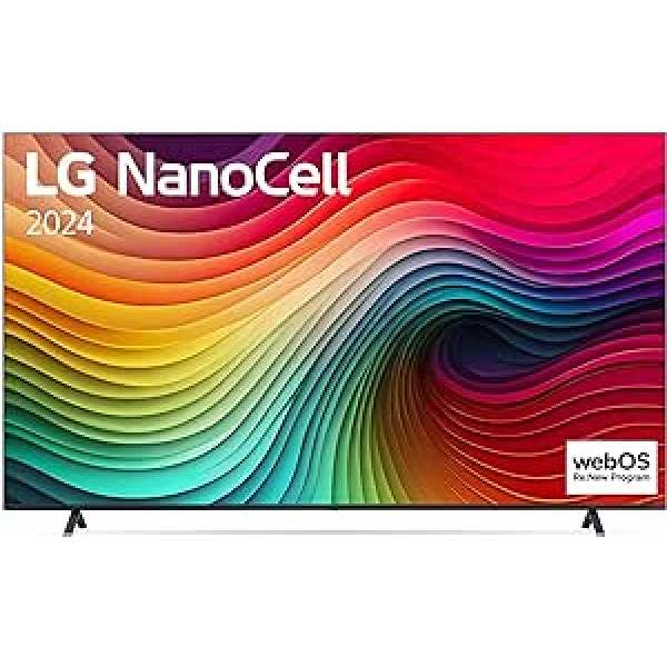 LG 86NANO81T6A TV 86 collu (218 cm) NanoCell Fernseher (α8 4K AI-Prozessor, HDR10, bis zu 120 Hz) [Modelljahr 2024]