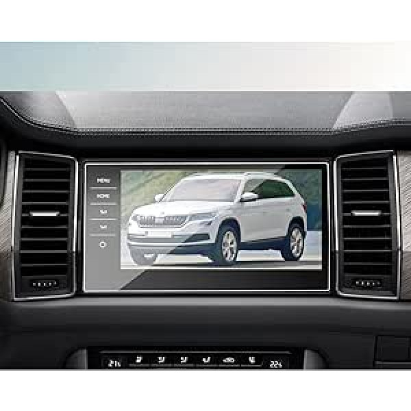 BIBIBO 9,2 collu Skoda Navigation ekrāna aizsargs, ekrāna aizsargs Skoda Kodiaq RS Columbus 2016-2021, 9H rūdīta stikla ekrāna aizsargs, GPS navigatora ekrāna aizsargs, izturīgs pret skrāpējumiem