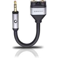 Oehlbach i-Connect Jack adapteris melns