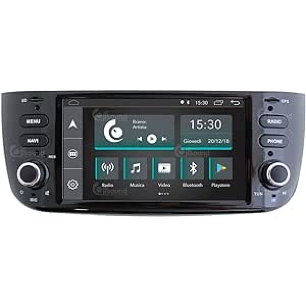 Costum Fit automašīnas radio priekš Punto Evo Android GPS Bluetooth WiFi Dab USB Full HD skārienekrāna displejs 6,2 collu Easyconnect