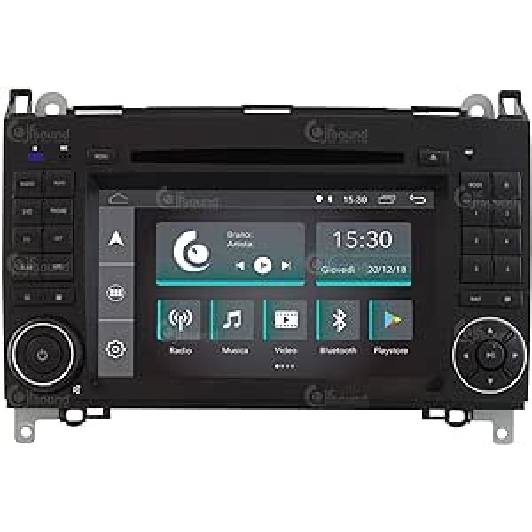 Costum Fit Car Radio priekš Mercedes Android GPS Bluetooth WiFi Dab USB Full HD skārienekrāna displejs 7 collu Easyconnect