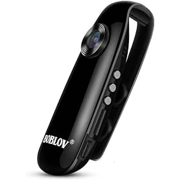 BOBLOV Mini Kamera, 1080P Full HD Dash Camcorder Für Polizei/Motorrad/Fahrrad/Sport (007 Mini Kamera)