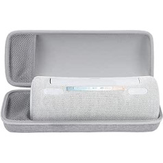 Aenllosi Hard Case for Sony SRS-XB43/SRS-XG300 Portable Wireless Bluetooth Speaker, Bag Only (Light Grey)