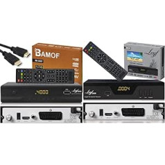 Bamof BE-2607 Digital Satellite Receiver & Leyf 2809 Digital Satellite Receiver (HDTV, DVB-S/S2, HDMI, SCART, 2X USB 2.0, Full HD 1080p) [Pre-Programmed for Astra Hotbird Türksat]