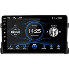 EZoneTronics Android 10.1 automašīnas radio stereo ierīce Suzuki Grand Vitara 2006-2013 9 collu skārienekrāns augstas izšķirtspējas GPS navigācija Bluetooth USB WiFi AM FM RDS stūres vadības atskaņotājs 2G RAM + 32G