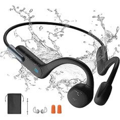 sayrelances Bone Conduction Austiņas Peldēšanai IP68 Ūdensizturīgas Austiņas Peldēšanai Zemūdens austiņas ar MP3 atskaņotāju Iebūvēta 32G atmiņa Open Ear Austiņas peldēšanai sporta zālē