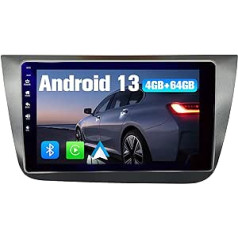 DDKUS automašīnas radio priekš Seat Altea 2004-2015, Android 13 Car Radio 8 Core 4G+64G, 9 collu Android Car Radio Blu-ray skārienekrāns, ar rāmi, atbalsta Carplay Android Car Navigation (Seat Altea)