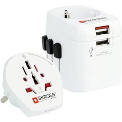 Skross Pro Light 1302470 Travel Adapter USB (2xA) World