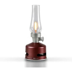 MoriMori Design Light ar skaļruni Raspberry Red